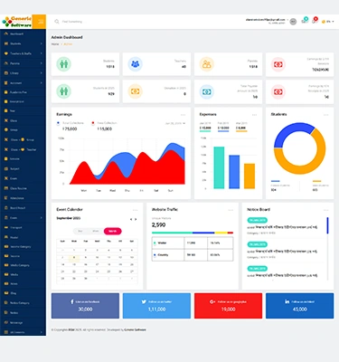 React / Vue Dashboard